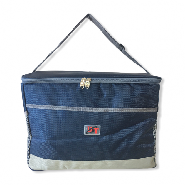 

Термосумка Cooling Bag DT-4246 сумка-холодильник 40*23*27 см одно отделение на 25 л Синяя