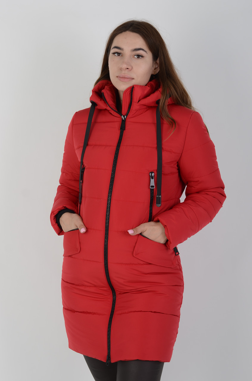 

Куртка женская зимняя Aziks м-150/2 красный, Куртка женская зимняя Aziks м-150/2 красный 48