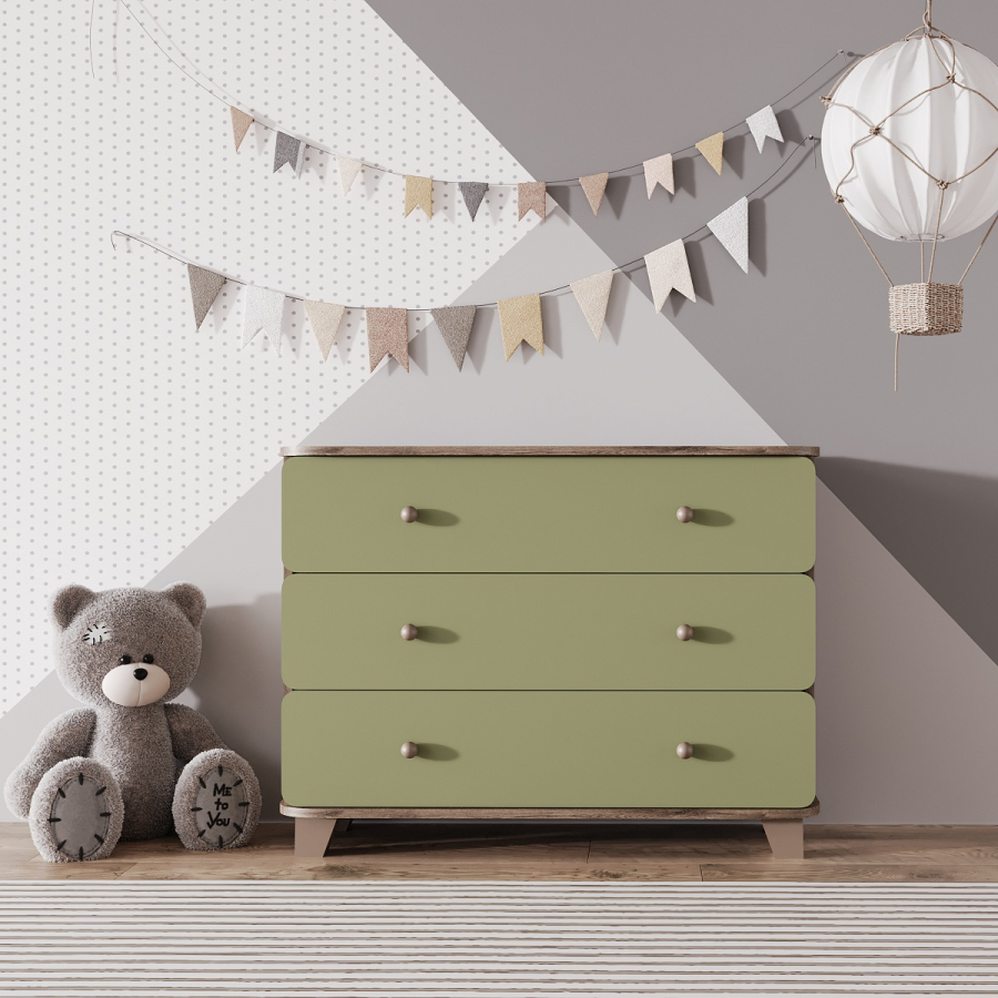 

Детский комод Fenster Ариэль Аликанте/Хамелеон