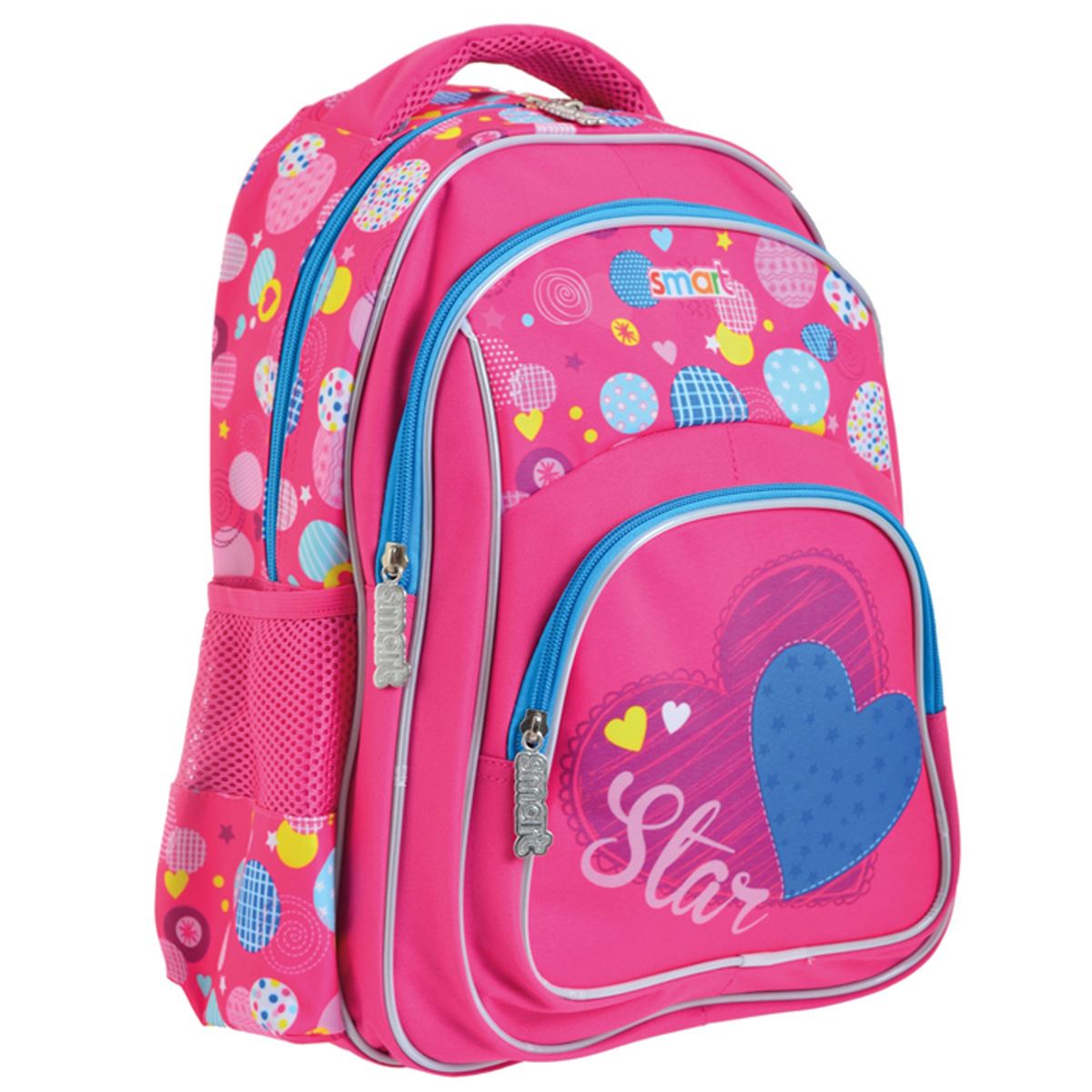 

Рюкзак шкільний ZZ-01 Сolourful spots Smart 6-9 років КВ0887