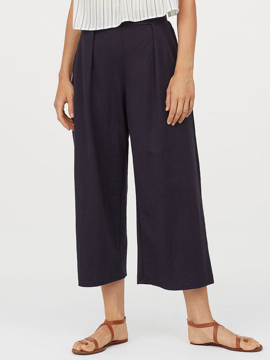 

Брюки H&M 060751583  Темно-синие, Брюки H&M 060751583 S Темно-синие