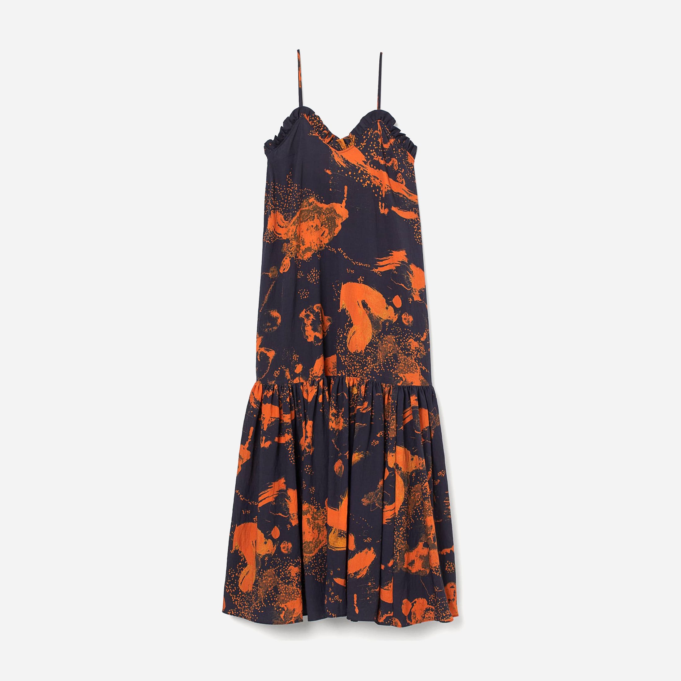 

Сарафан H&M 060901770 XL Темно-синий с оранжевым