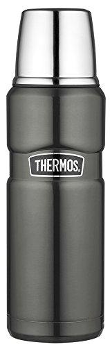 

Термос Thermos металлический 470 мл Серебристый с серым