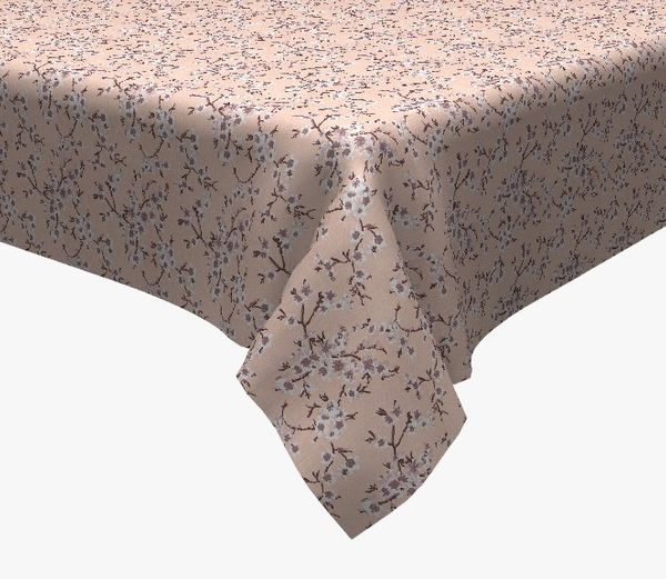 

Скатерть с тефлоновым покрытием MacroHorizon Цветок вишни Персик, Диаметр 140 см