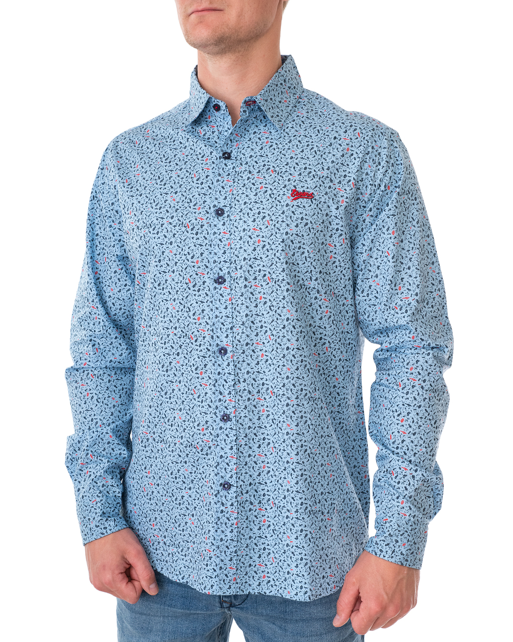 

Сорочка чоловіча E-BOUND (145409 - blue /20) Блакитний, Сорочка чоловіча E-BOUND (145409 - blue /20) Блакитний XL