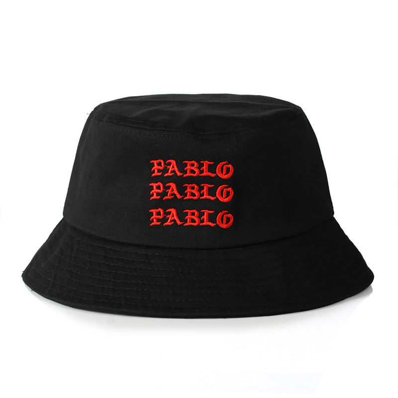 

Панама Bucket Hat City-A с надписью Pablo Пабло Черная