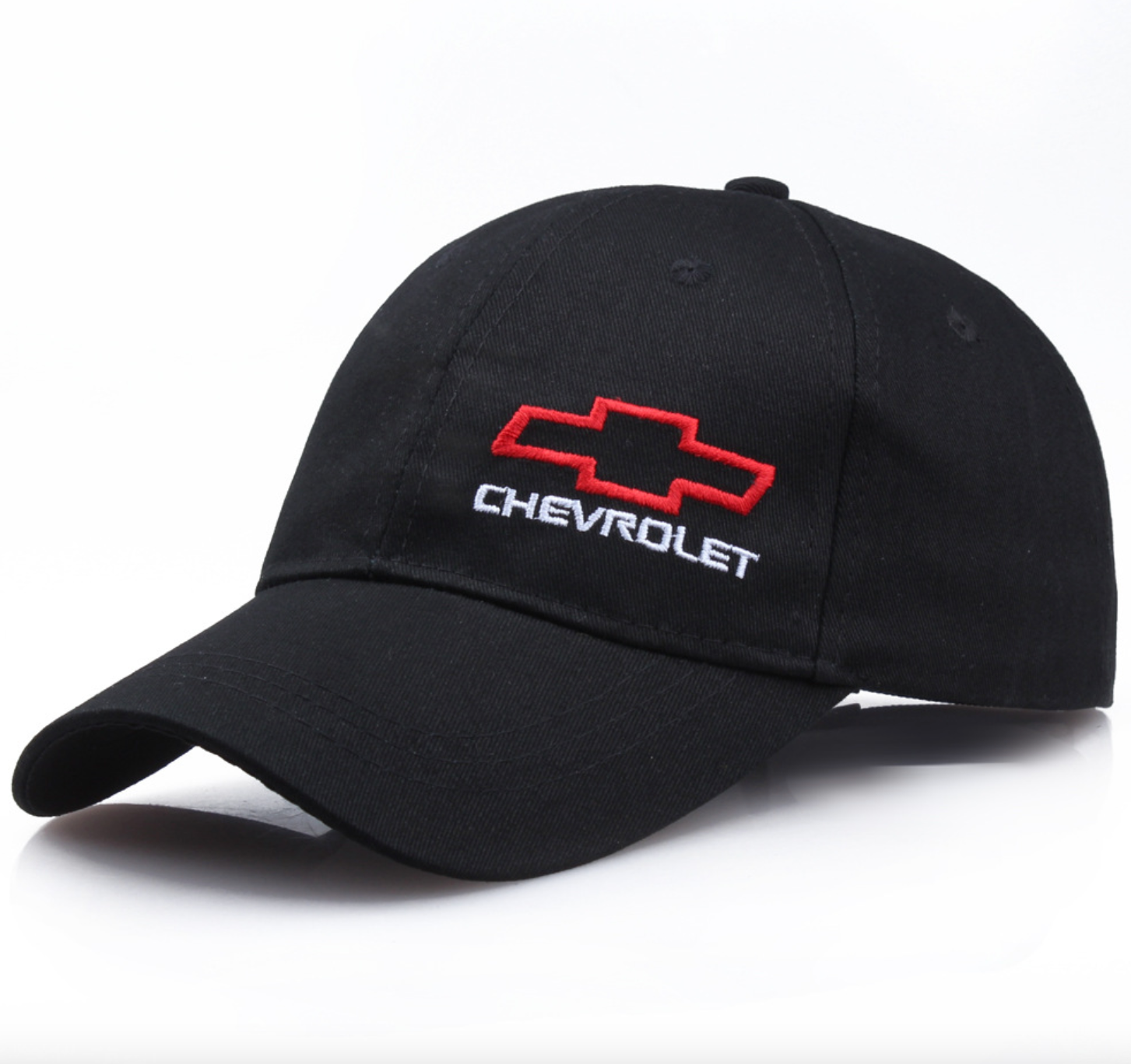 

Кепка Бейсболка Мужская Женская City-A с логотипом Авто Chevrolete Шевролет Черная