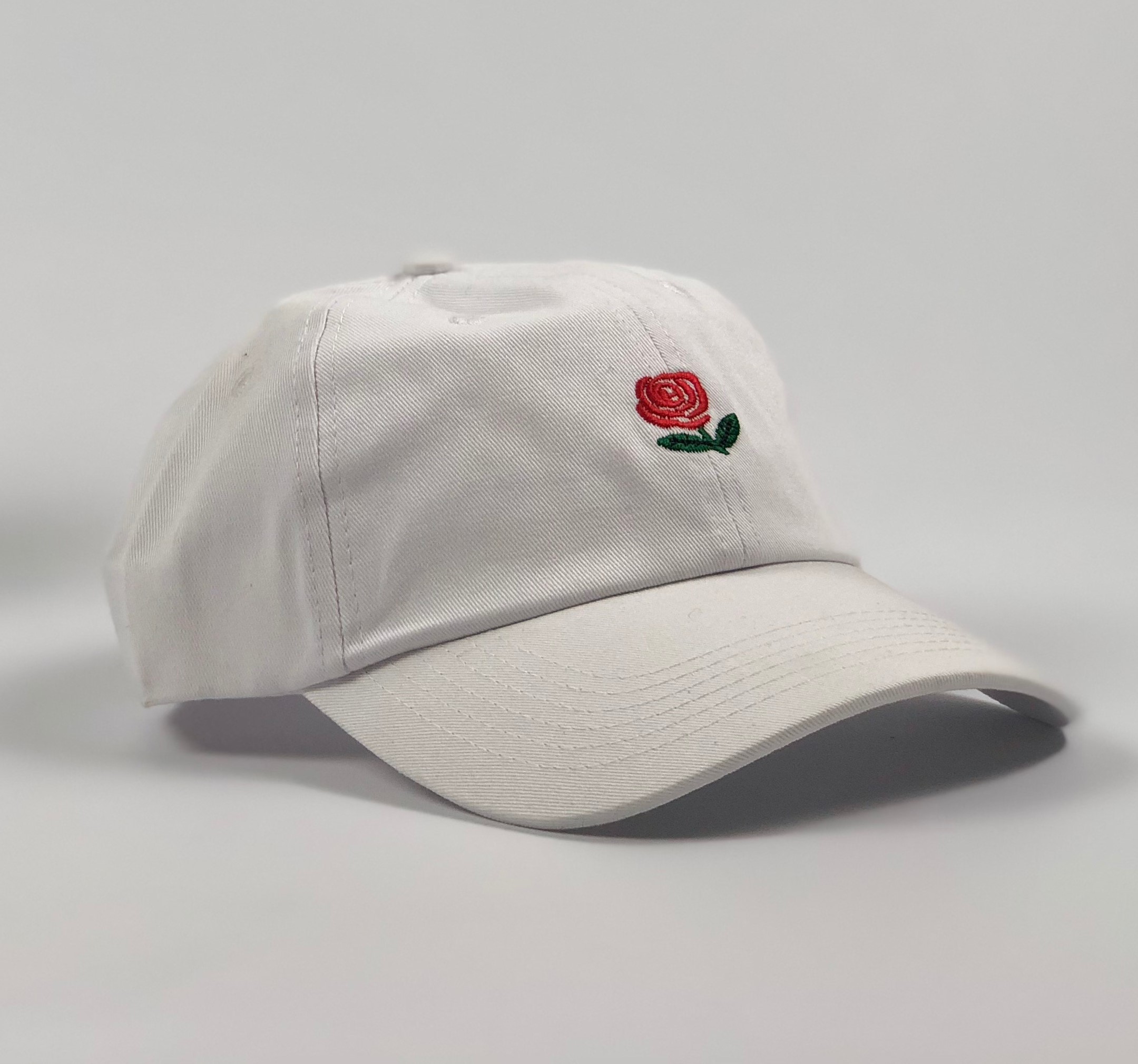 

Кепка Бейсболка Мужская Женская The Hundreds Rose с Розой Белая