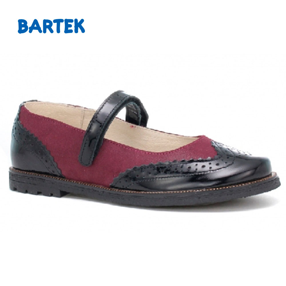 

Туфли кожаные Bartek (Польща) 48637/SZ/L9 33 Красный
