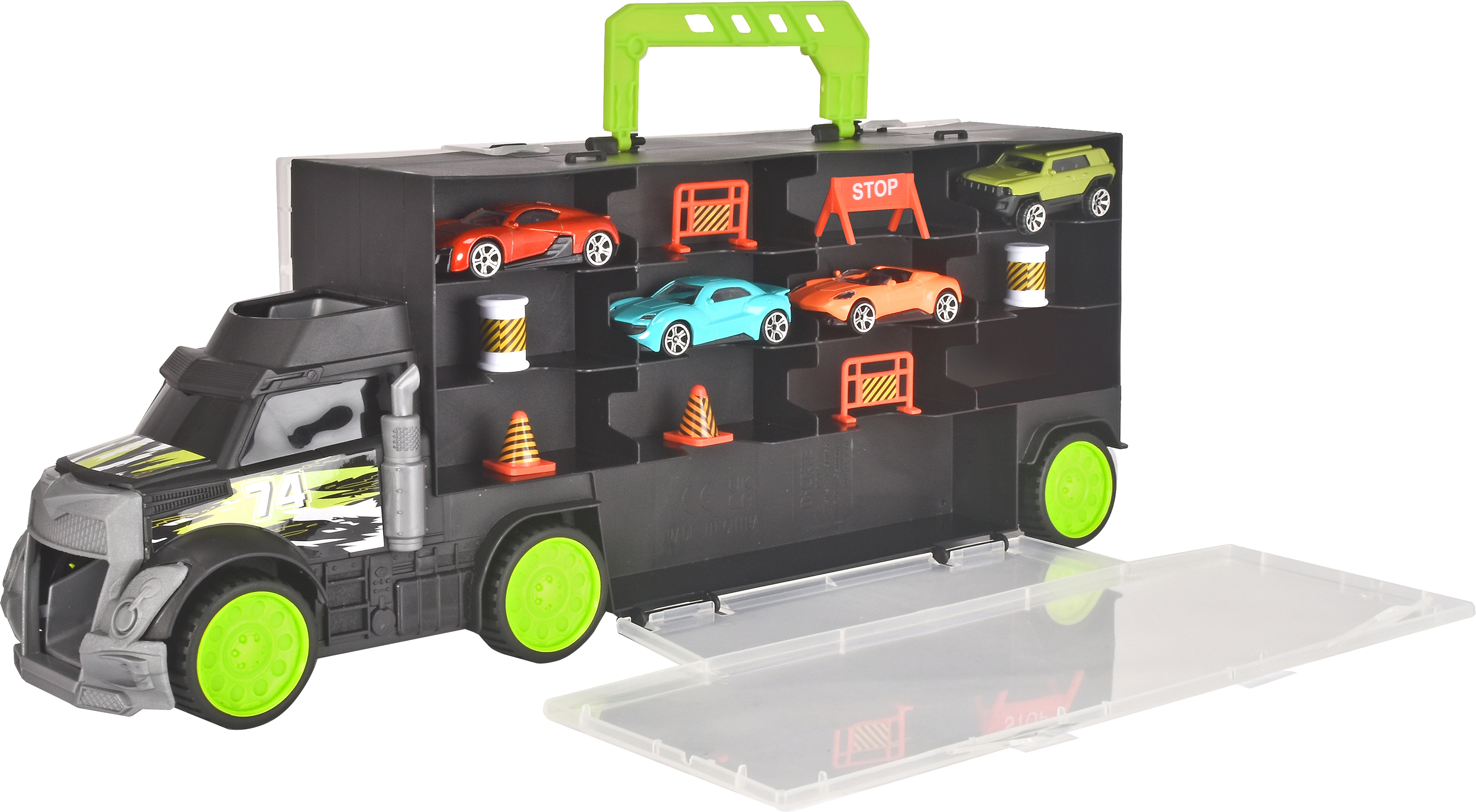 

Игровой набор Dickie Toys Трейлер автовоз с трамплином (3747008)