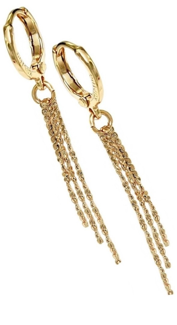 

Серьги Xuping Позолота 18К 6,5 см. хс-067