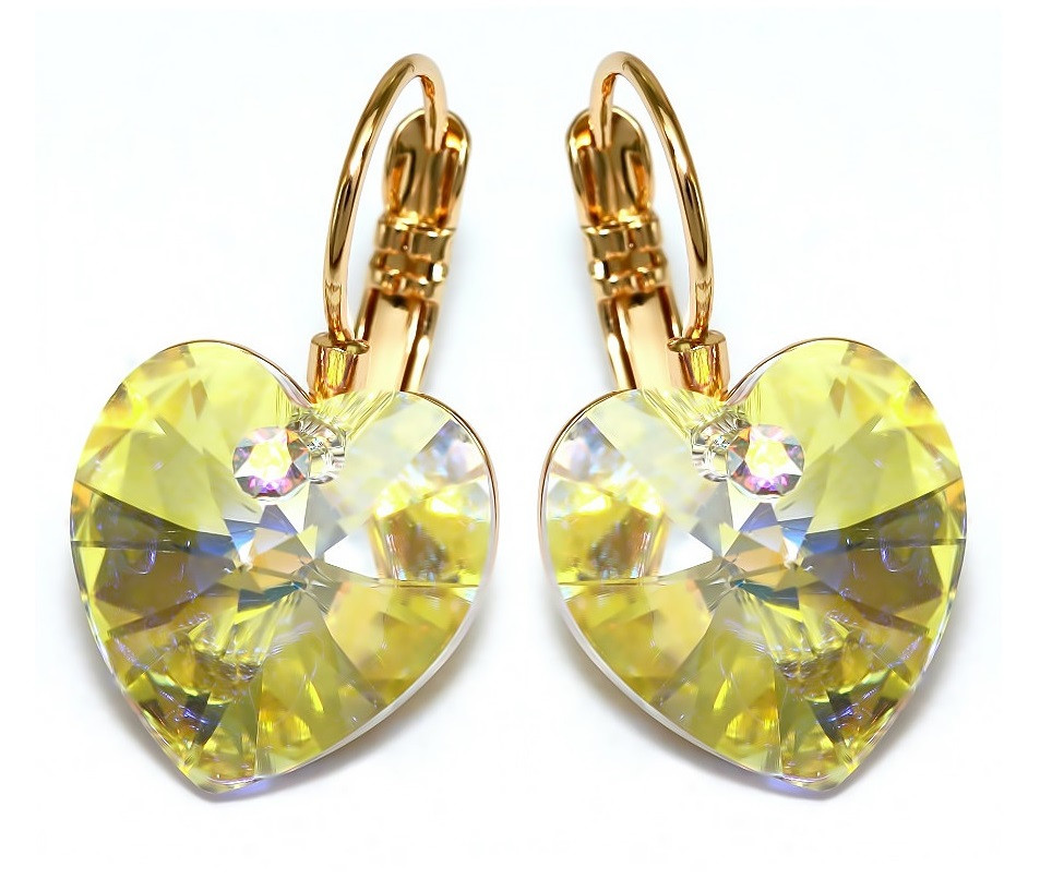 

Серьги Xuping с кристаллами Swarovski Позолота 18К 2,5 см. хсс-212