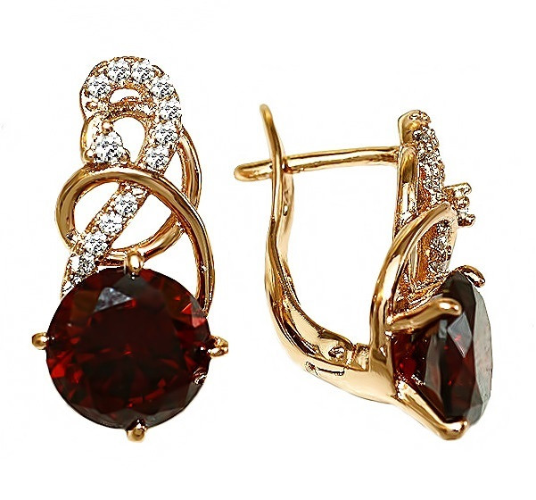 

Серьги Xuping с цирконами Позолота 18К 1,9 см. хс-1017