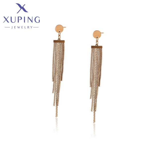 

Серьги Xuping розовая позолота ST 10005221