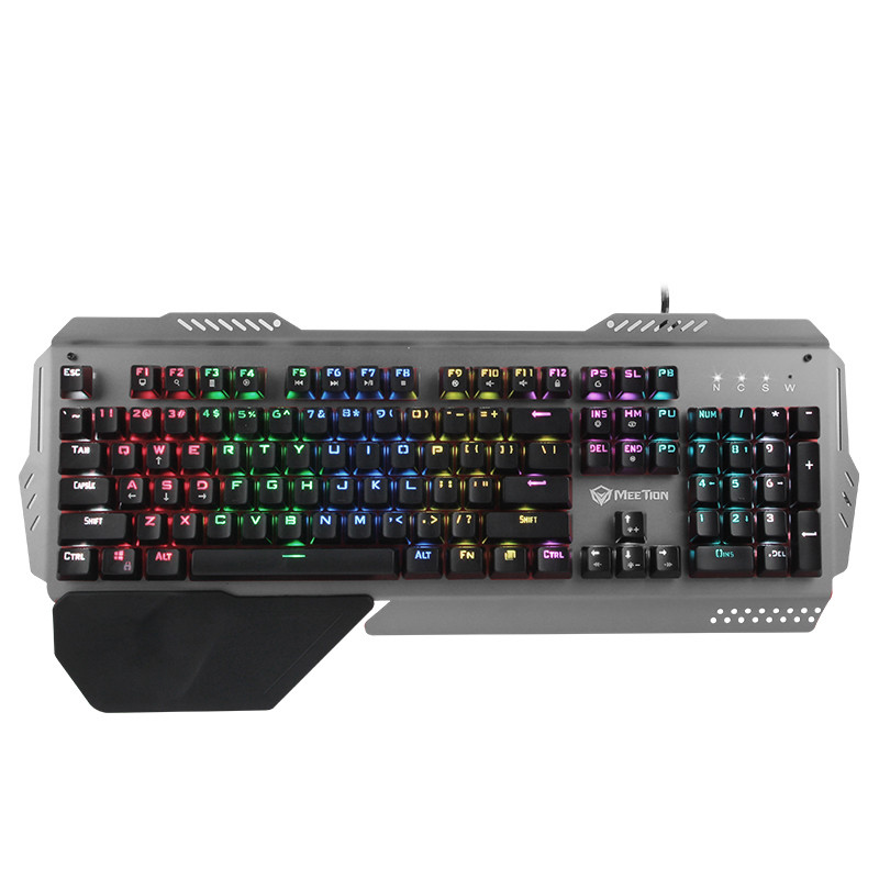 

Клавиатура игровая MHz MEETION Gaming RGB Backlit MK-20, черно-серая. 42599