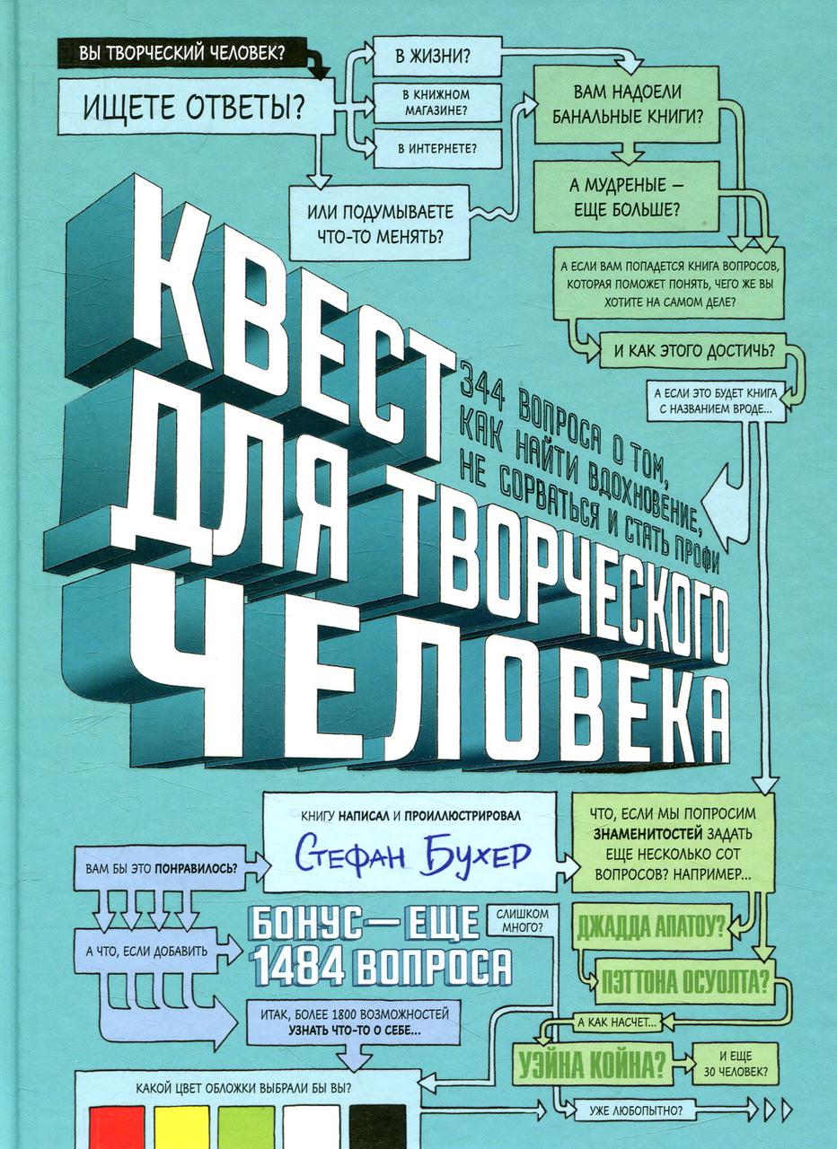 

Квест для творческого человека. 344 вопроса о том, как найти вдохновение, не сорваться и стать профи