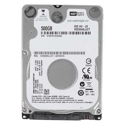 

Жесткий диск для ноутбука Western Digital 2.5" 500GB (# WD5000LUCT-FR#). 42476