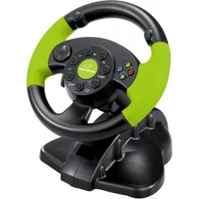 

Руль Esperanza PC/PS3/XBOX 360 Black-Green (EG104). 44148