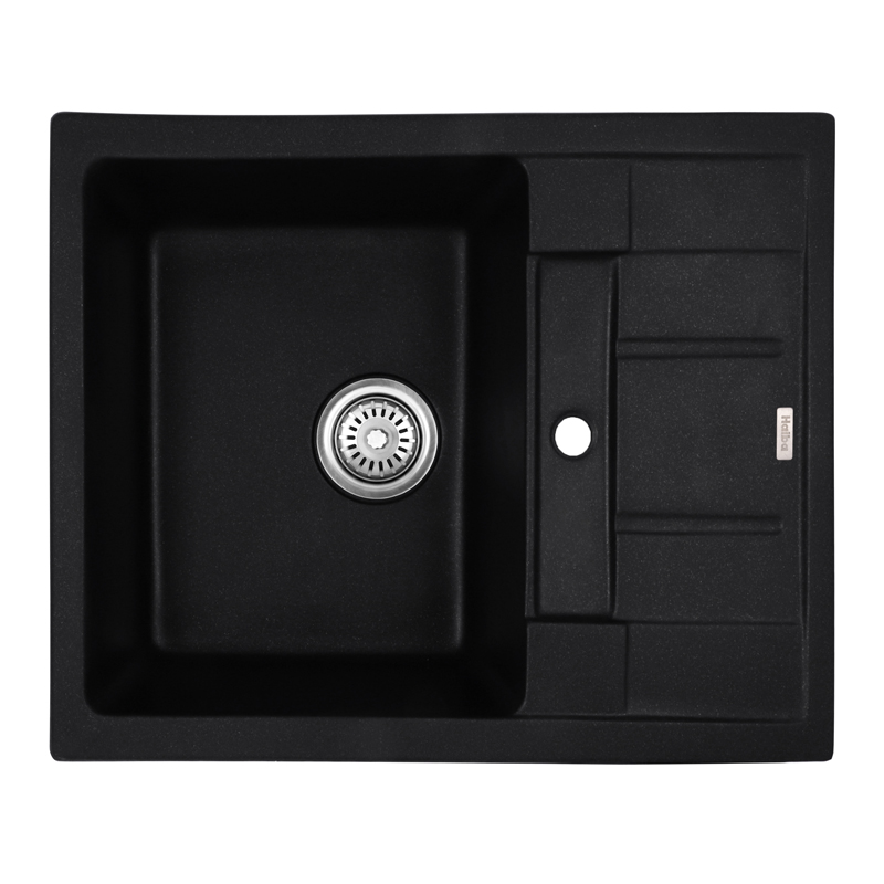 

Мойка кухонная HAIBA HB8210-G226 BLACK 620x500x200 (HB0983)
