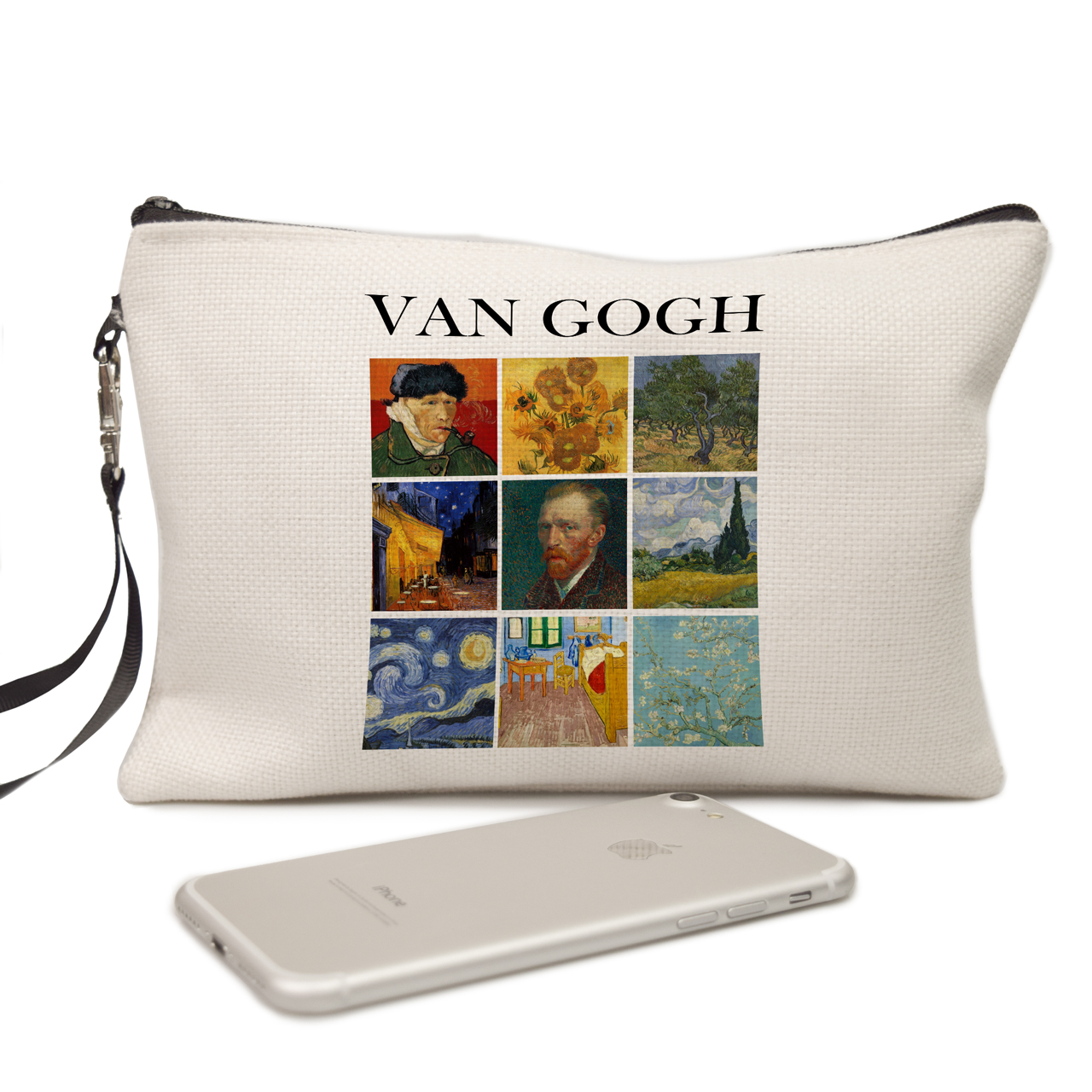 

Косметичка из натуральной ткани Винсент Ван Гог Картины (Vincent van Gogh Paintings) Молочный (34407-2960)