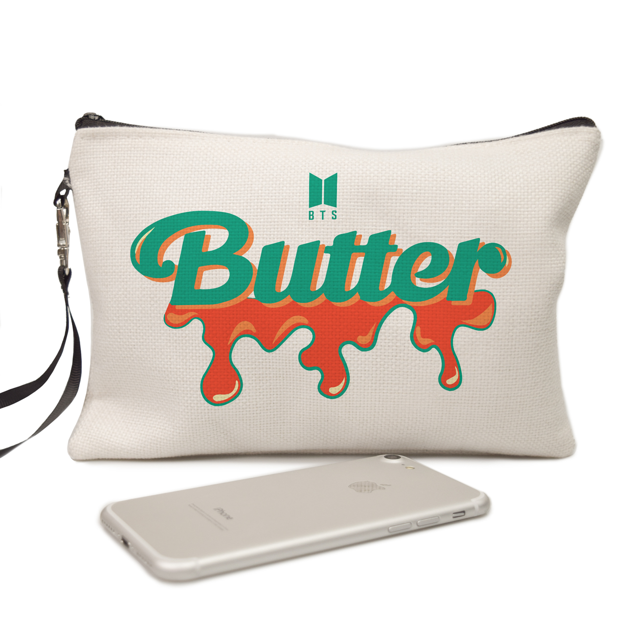 

Косметичка из натуральной ткани БТС (BTS Butter) Молочный (34407-3267)