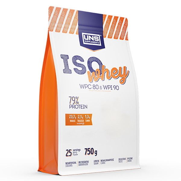 

Сывороточный протеин изолят UNS Iso Whey 750 грамм Малина