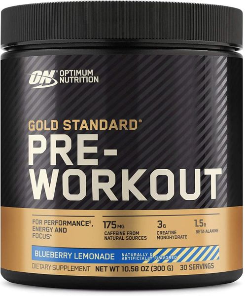 

Предтренировочный комплекс Optimum Nutrition Pre-Workout gold standard 300 грамм Черника Лимонад