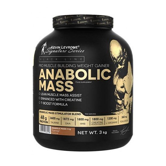 

Гейнер для набора массы Kevin Levrone Anabolic MASS 40% protein 3000 грамм Белый шоколад кокос