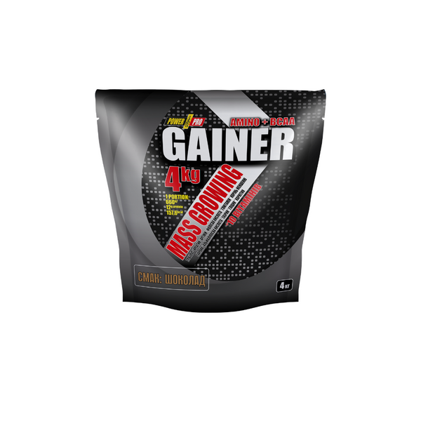 

Гейнер для набора массы Power Pro Gainer 4000 грамм Шоколад