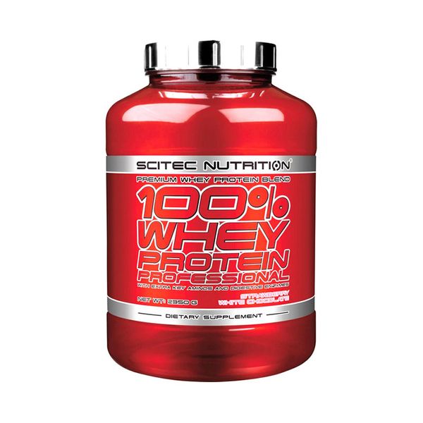 

Сывороточный протеин концентрат Scitec Nutrition 100% Whey Protein Professional 2300 грамм Клубника Белый Шоколад