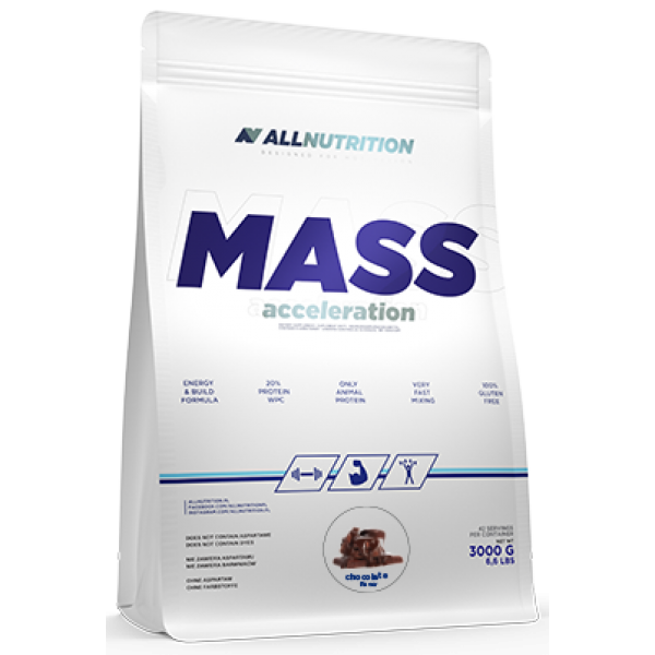 

Гейнер для набора массы AllNutrition Mass Acceleration 3000 грамм Шоколад