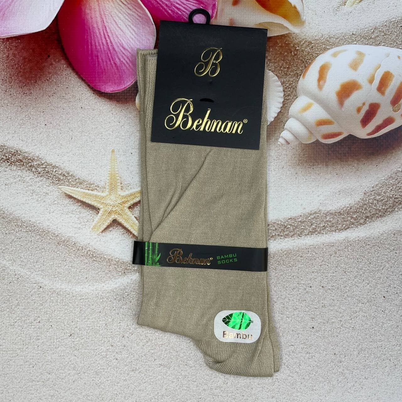 

Носки мужские высокие Behnan бамбук 41-44р. Бежевые