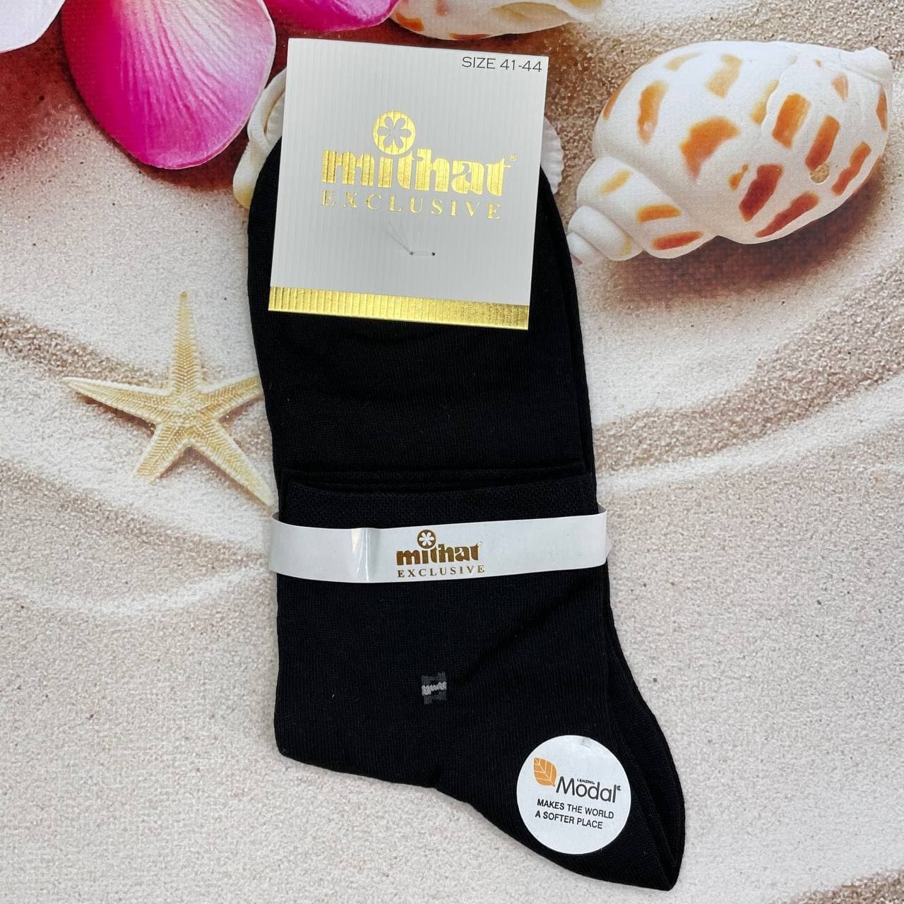 

Носки мужские средние Mithat модал 41-44р. Черные