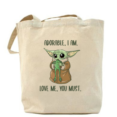 

Сумка Yoda and frog Беж