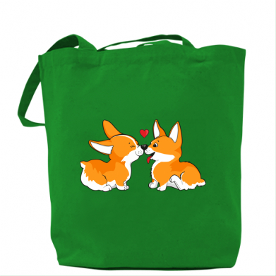 

Сумка Loving Corgi Couple Зеленый
