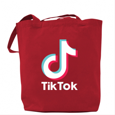 

Сумка Tiktok logo Красный