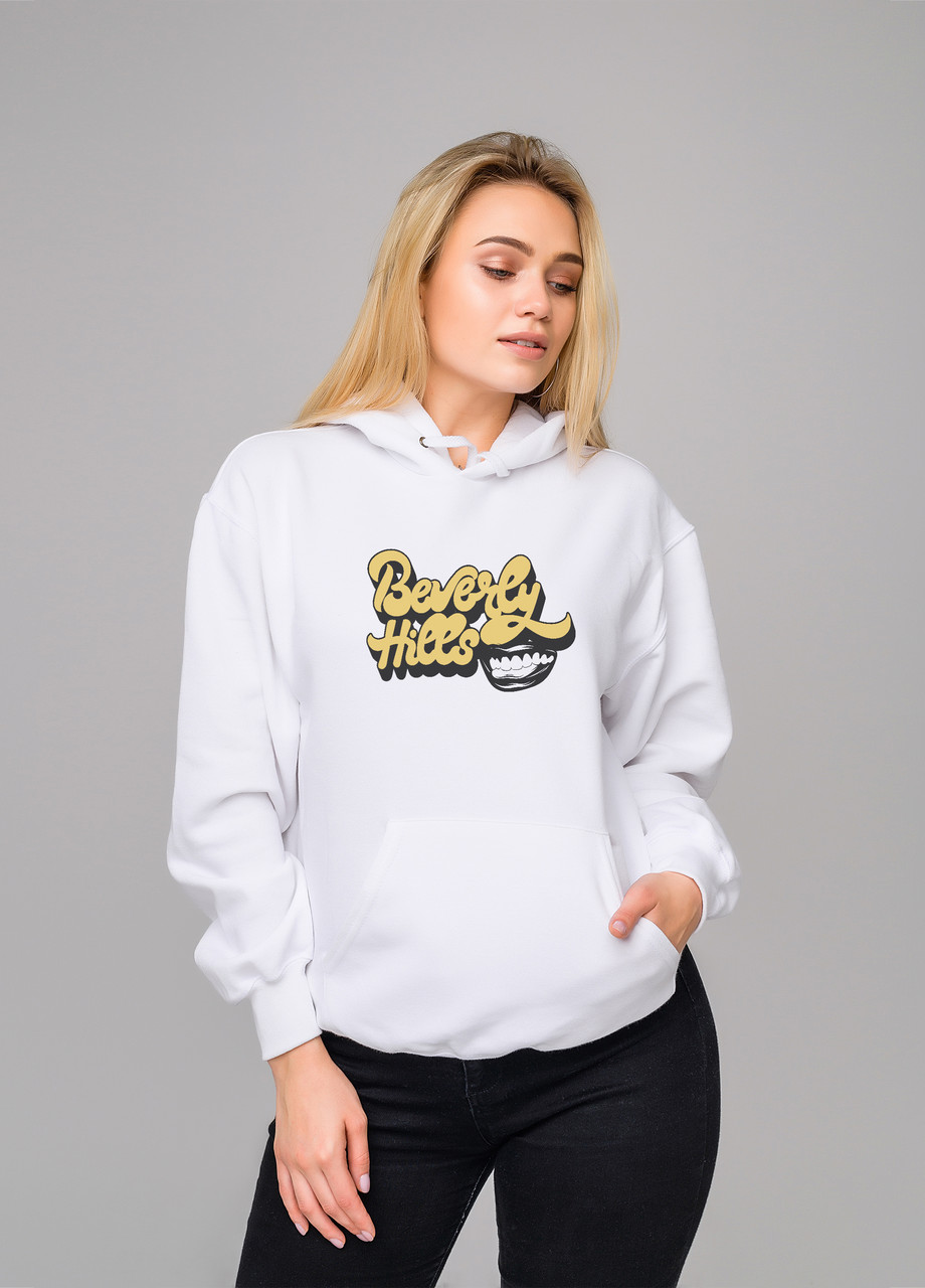 

Толстовка белая LOYS Beverly Hills, Толстовка белая LOYS Beverly Hills S