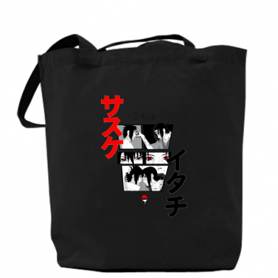

Сумка Fan art Itachi and Sasuke Черный