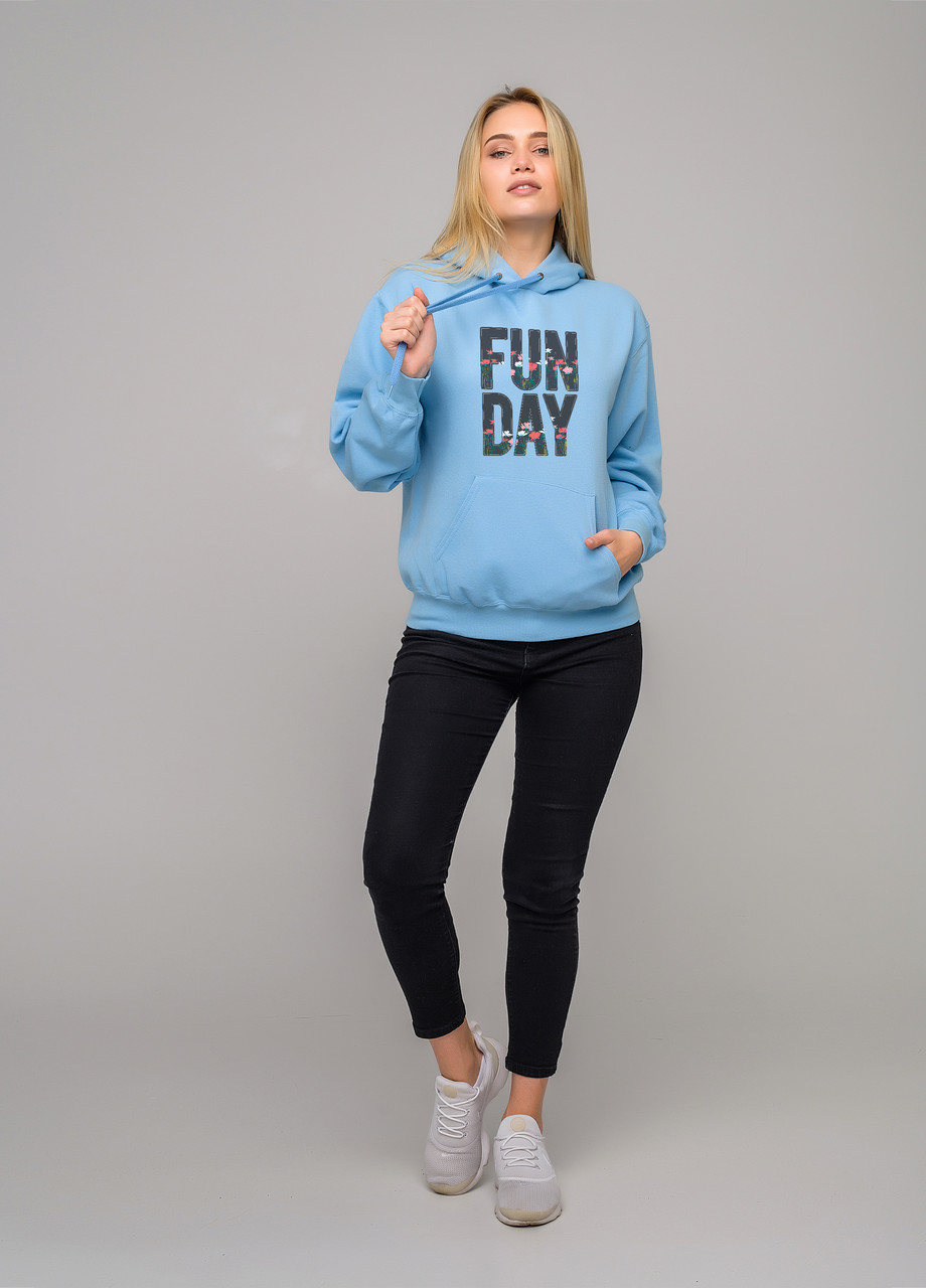 

Толстовка голубая LOYS FUN DAY, Толстовка голубая LOYS FUN DAY S