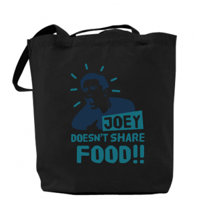 

Сумка Joey doesn't share food! Черный
