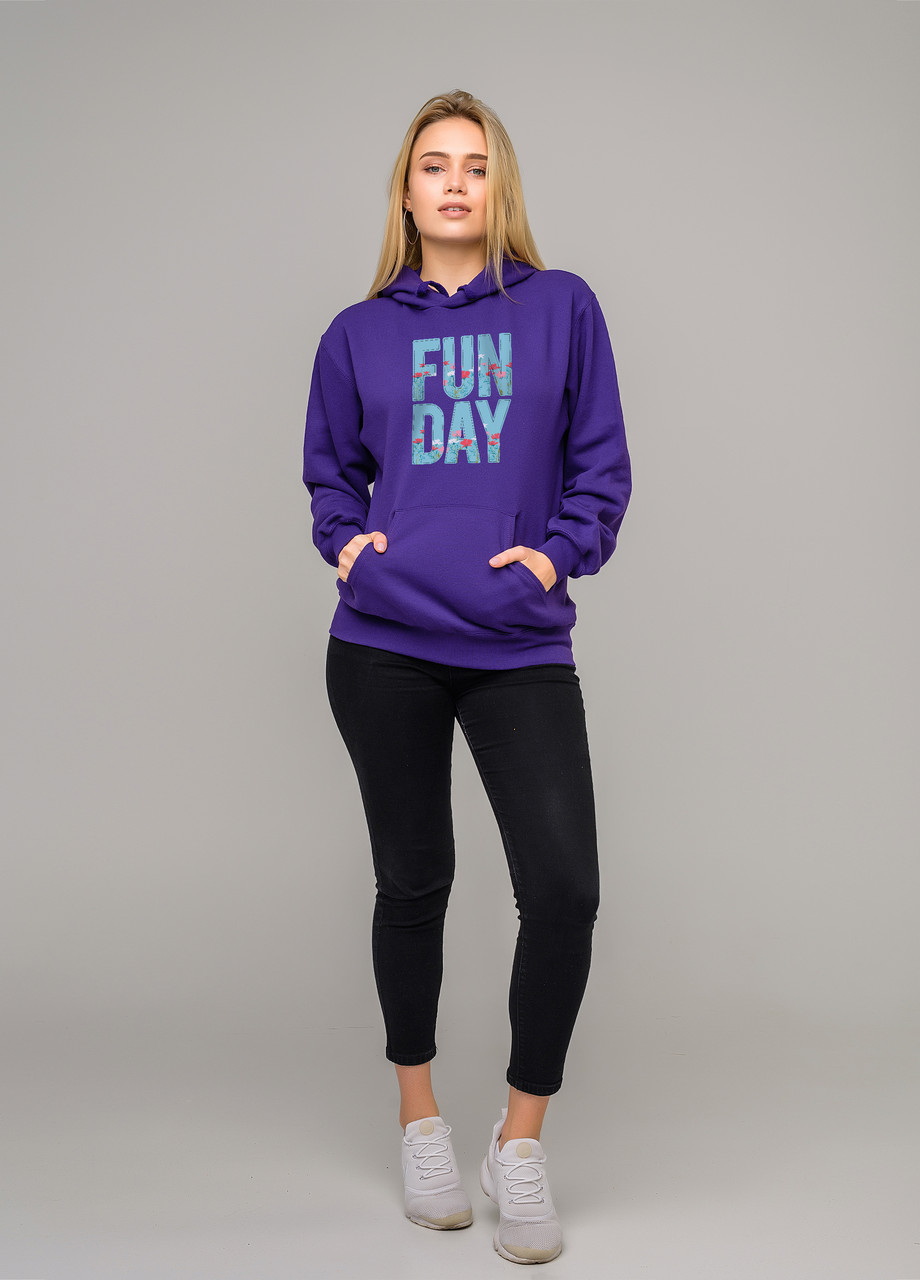 

Толстовка фиолетовая LOYS FUN DAY, Толстовка фиолетовая LOYS FUN DAY S