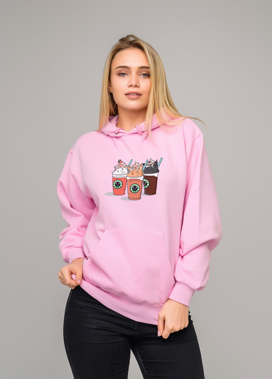 

Толстовка розовая LOYS catshake, Толстовка розовая LOYS catshake S