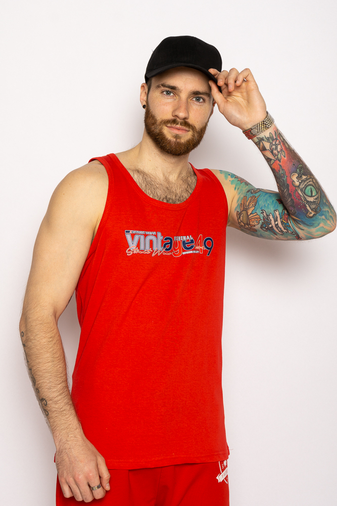 

Майка Vintage 49 Time of Style 85F436 XL Красный