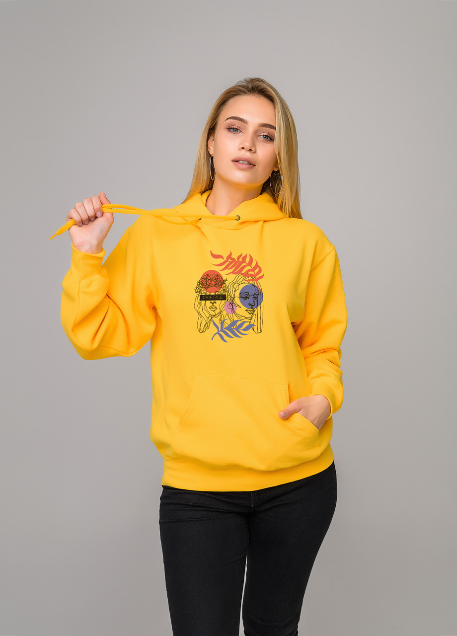 

Толстовка жёлтая LOYS True Face, Толстовка жёлтая LOYS True Face S