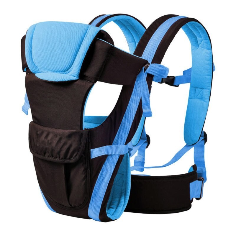 

Детская кенгурушка BABY CARRIER до 36 месяцев. BLUE.