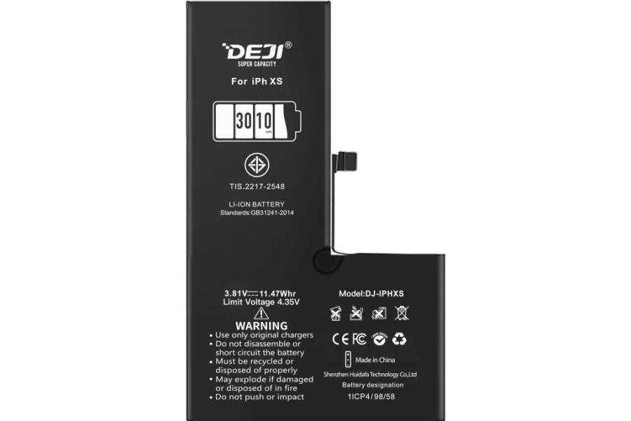 

Усиленный аккумулятор DEJI (3010 mAh) для iPhone XS A1920 A2097 A2098 A2100 High Copy