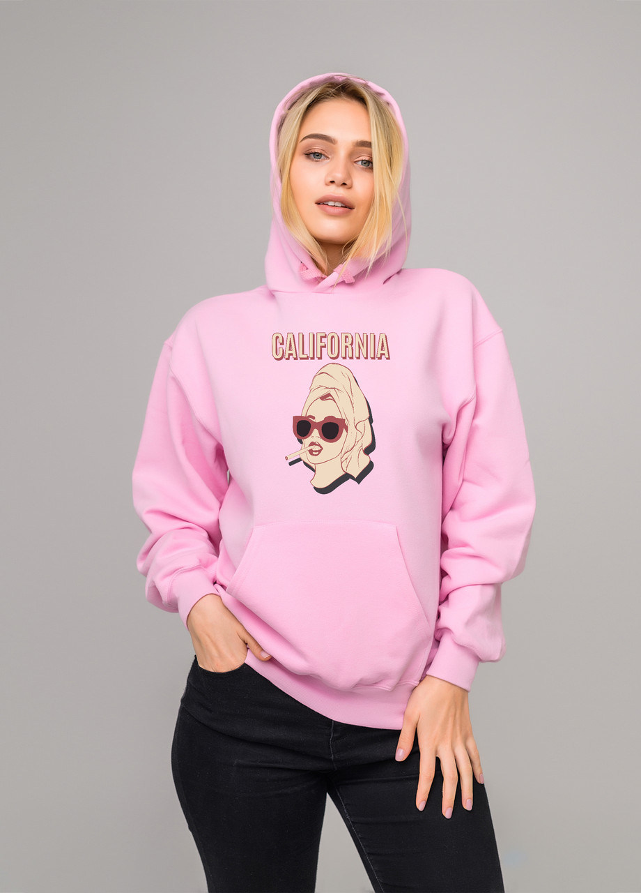 

Толстовка розовая LOYS california, Толстовка розовая LOYS california S