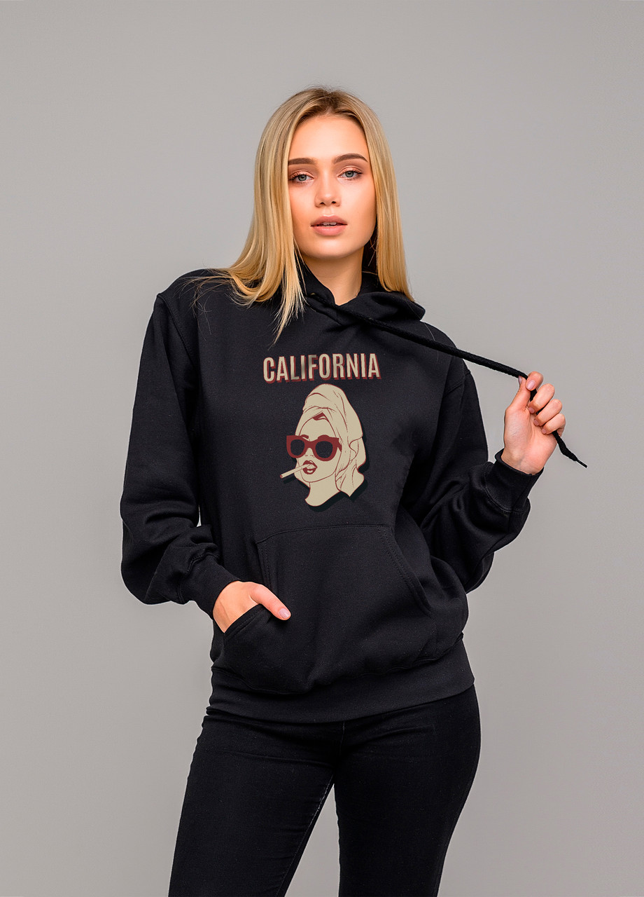 

Толстовка чёрная LOYS california, Толстовка чёрная LOYS california S