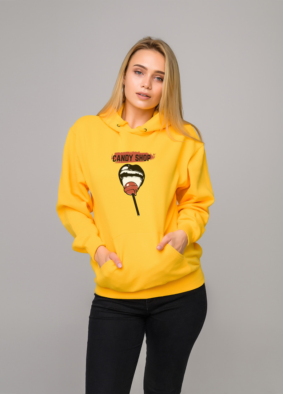 

Толстовка жёлтая LOYS candy shop, Толстовка жёлтая LOYS candy shop S