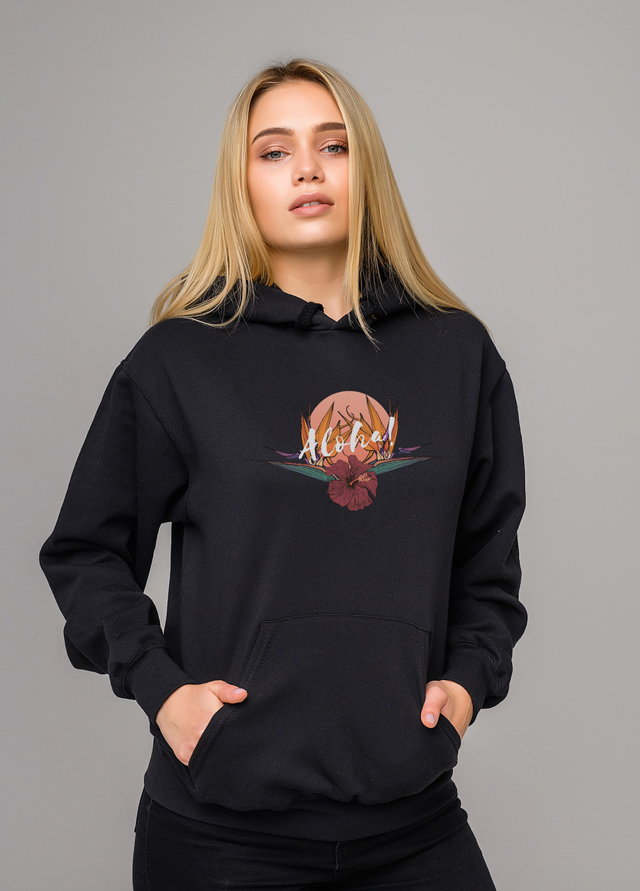 

Толстовка чёрная LOYS Aloha, Толстовка чёрная LOYS Aloha S